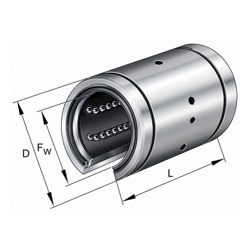 INA KBO16PP Linear Ball Bushing with Contact Seals 16x26x36mm