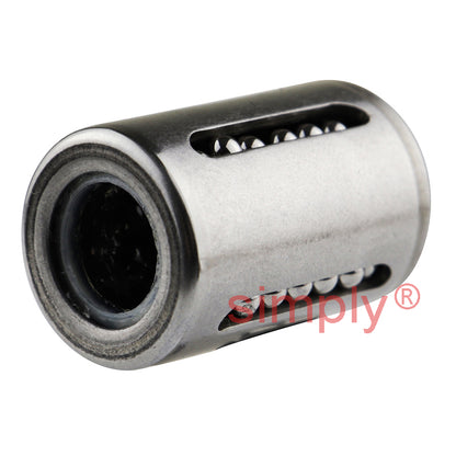 INA KH08PP Relubricatable Closed Linear Ball Bushing Sealed with Contact Seals 8x15x24mm