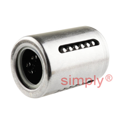 INA KH10PP Relubricatable Closed Linear Ball Bushing Sealed with Contact Seals 10x17x26mm