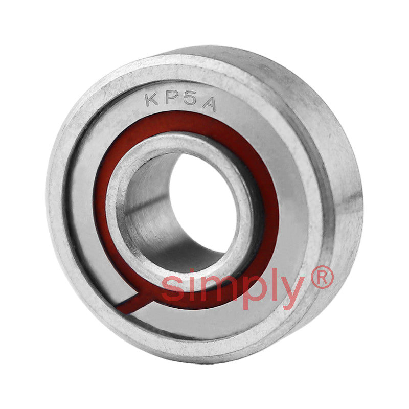 Major Brand KP5AX Rubber Sealed Deep Groove Ball Bearing 5/16x13/16x9/32 inch
