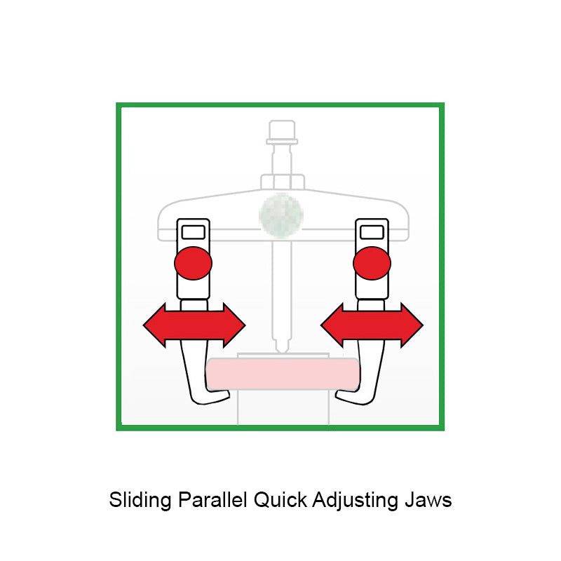 KUKKO Series 1-192-P Quick Adjusting Standard Pulling Jaws (Pair) 200mm Allow 2-3 Days
