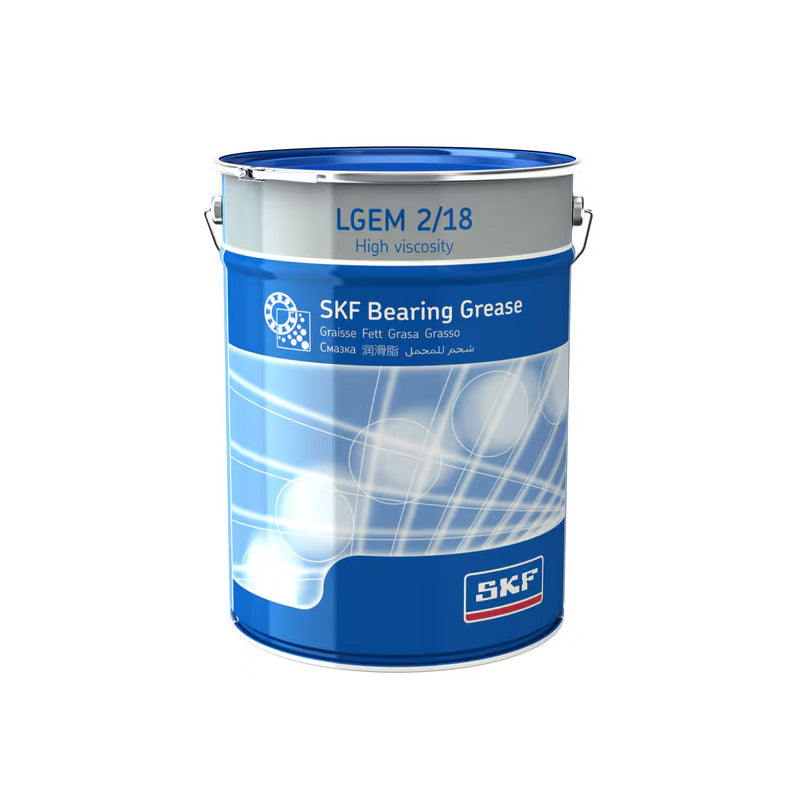 SKF LGEM2 18kg Can High Viscocity Bearing Grease with Solid Lubricants 