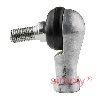Premier Budget LHSA10 Right Hand Thread Studded Elbow L-Ball End Joint M10x1.25mm Thread