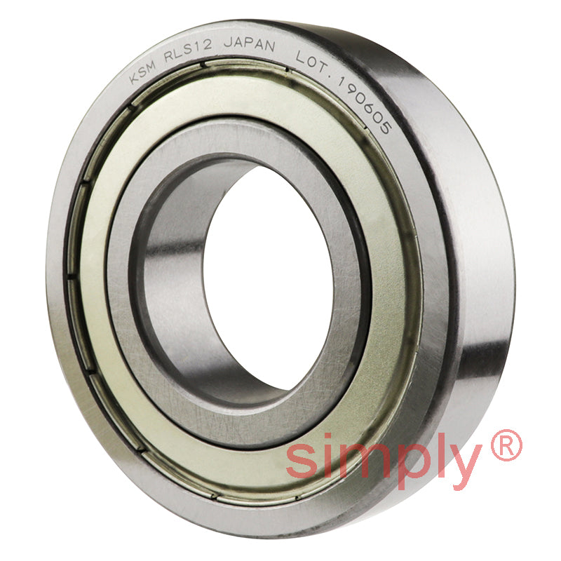 KSM LJ1-1/2RLS12ZZ Metal Shielded Imperial Deep Groove Ball Bearing 1-1/2x3-1/4x3/4 inch