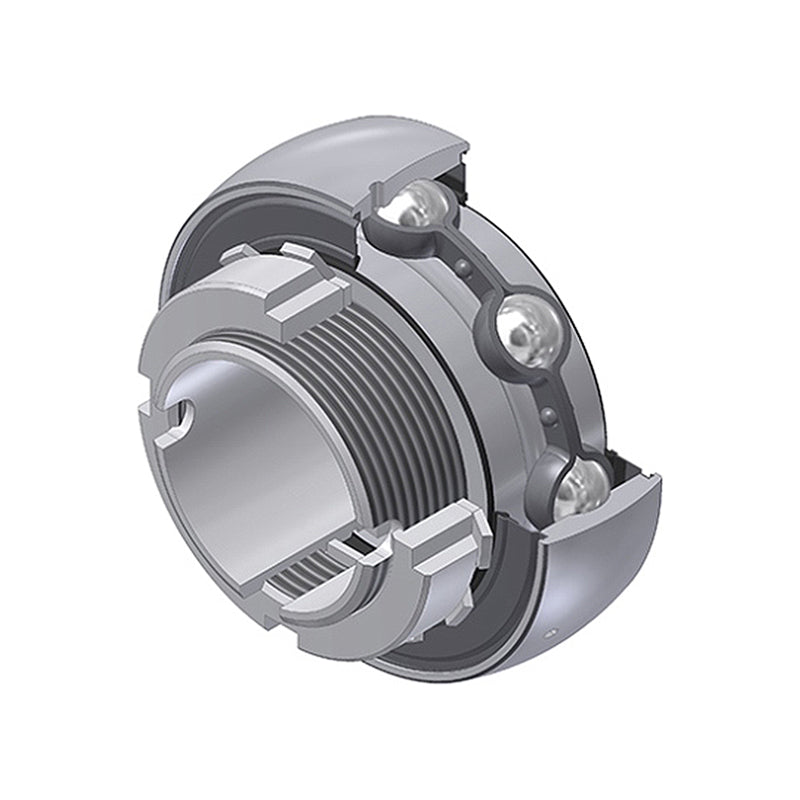 SNR LK205G2H Metric Flatback Spherical Outer Bearing Insert 25mm Bore 52mm Outside Diameter with Adapter Sleeve - Allow 2-3 Days