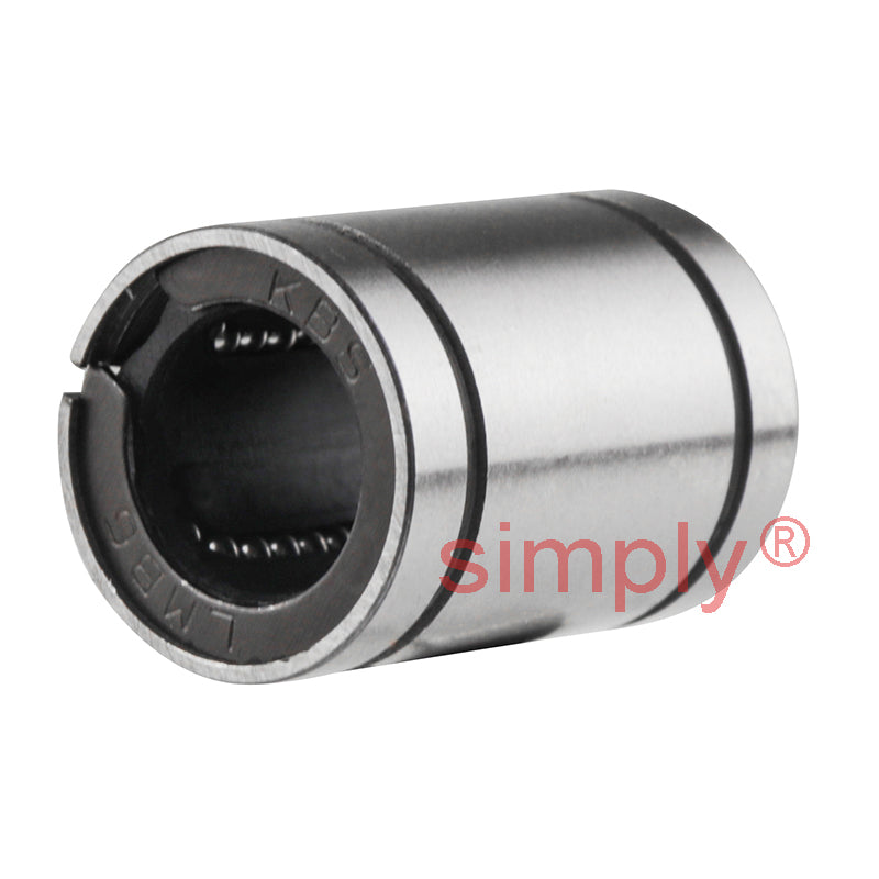 LMB6UUAJ Imperial Adjustable Linear Ball Bushing with Rubber Seals 0.375x0.625x0.875 inch