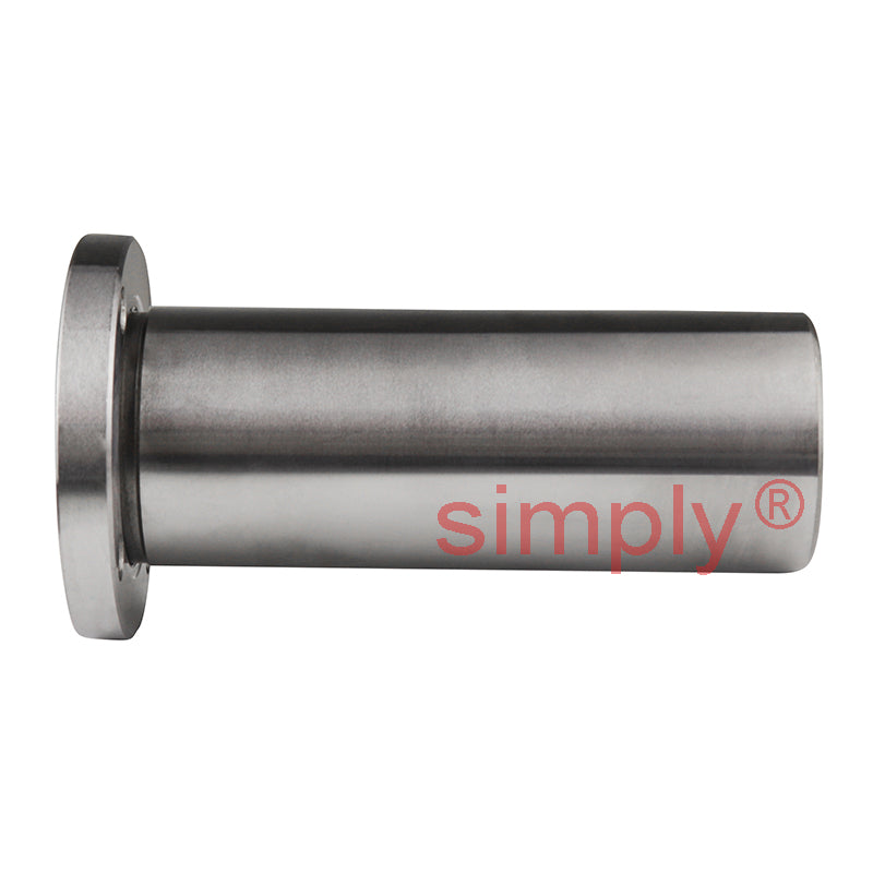 LMEF25LUU Long Round Flanged Linear Ball Bushing with Rubber Seals and Resin Retainer 25x40x112mm