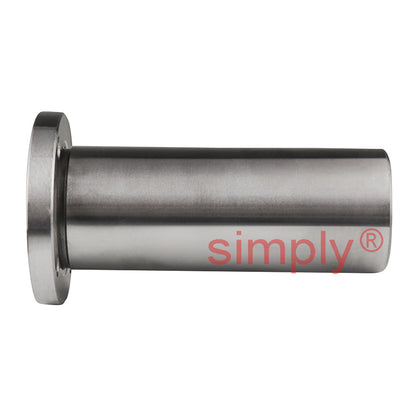 LMEF25LUU Long Round Flanged Linear Ball Bushing with Rubber Seals and Resin Retainer 25x40x112mm