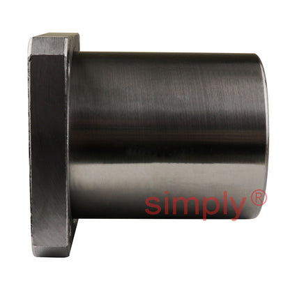 LMEK40UU Square Flanged Linear Ball Bushing with Rubber Seals and Resin Retainer 40x62x80mm