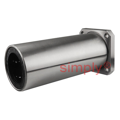 LMEK50LUU Long Square Flanged Linear Ball Bushing with Rubber Seals and Resin Retainer 50x75x192mm