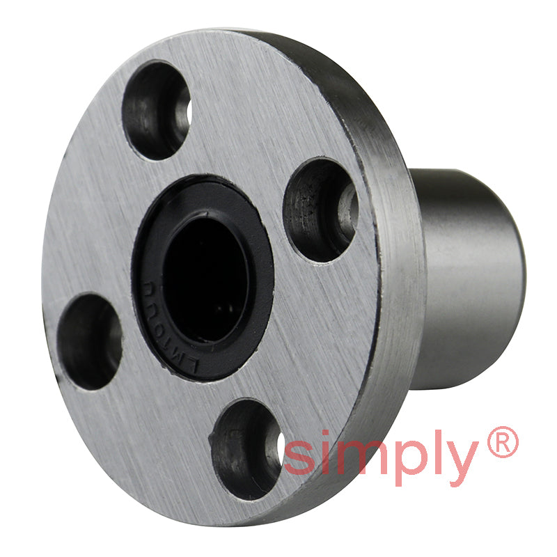LMF10UU Metric Round Flanged Linear Ball Bushing 10x19x29mm
