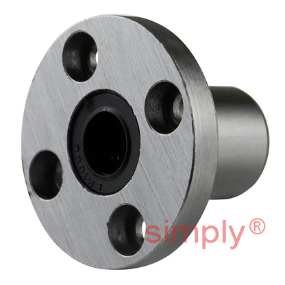 LMF10UU Metric Round Flanged Linear Ball Bushing 10x19x29mm