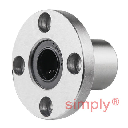 LMF12UU Metric Round Flanged Linear Ball Bushing 12x21x30mm