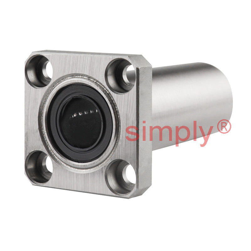 LMK12LUU Long Series Metric Square Flanged Linear Ball Bushing 12x21x57mm