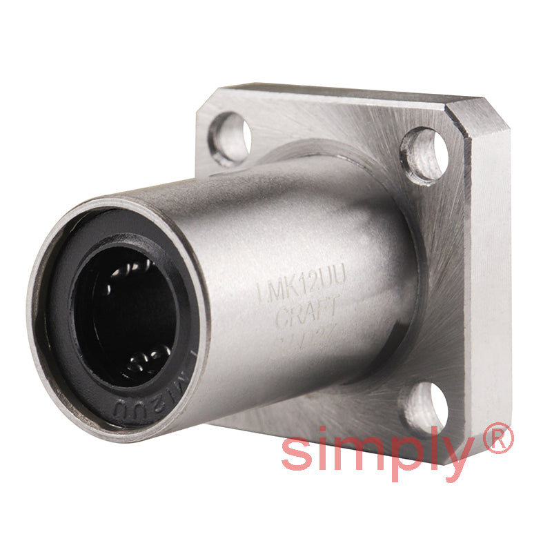 LMK12UU Metric Square Flanged Linear Ball Bushing 12x21x30mm