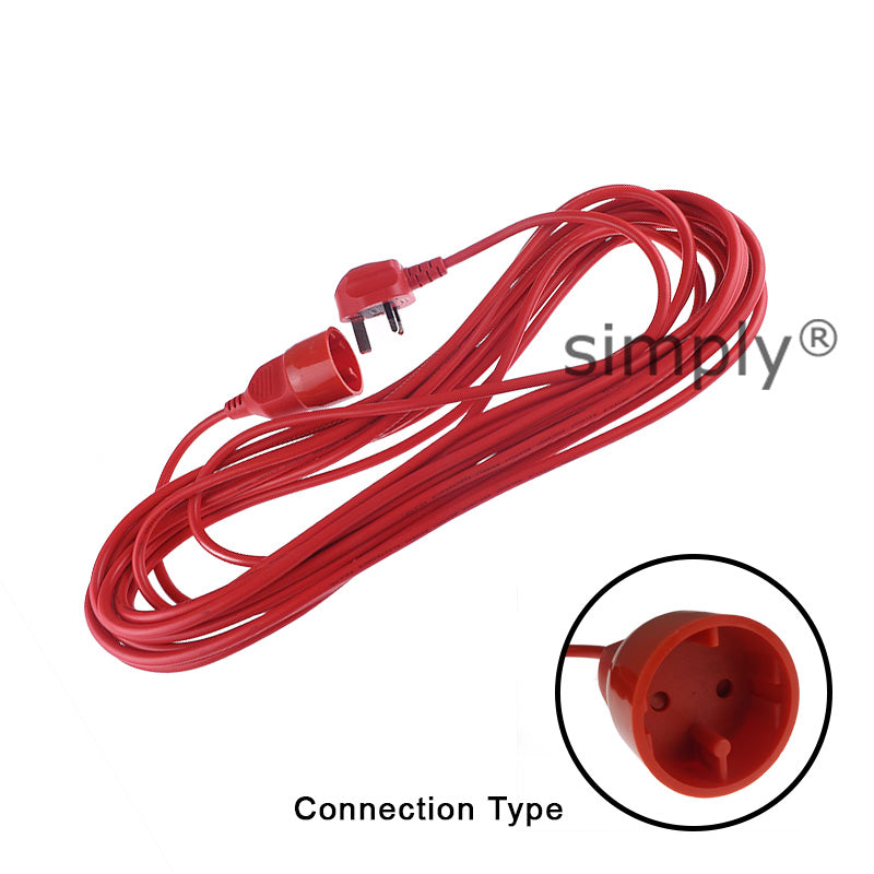 QT069 Lawn Raker 10m Long Mains Cable By ALM