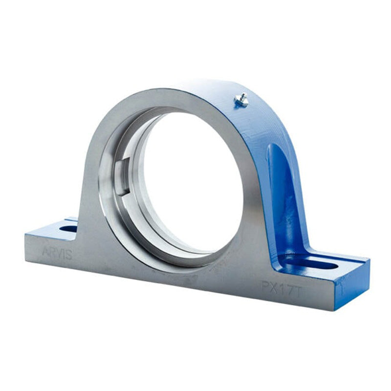 Major Brand MP11T Metric Steel Two Bolt Pillow / Plummer Block Housing for Bearing Inserts with 150mm Outer Diameter - Allow 3-4 Weeks