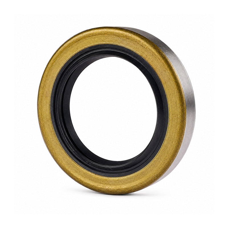15x21x2mm Metal Cased Nitrile Rubber Single Lip Rotary Shaft Oil Seal Springless Design VB Style
