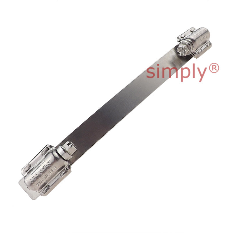 Pack of 10 - JCS MTC350 304 Stainless Steel Multi-Torque 350mm Connectors for use with 16mm Banding 