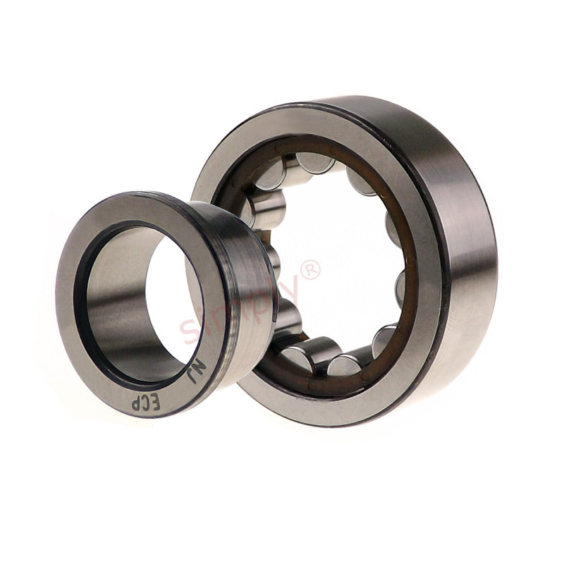 SKF NJ2314ECPC4VQ015 Single Row Cylindrical Roller Bearing with Polyamide Cage 70x150x51mm