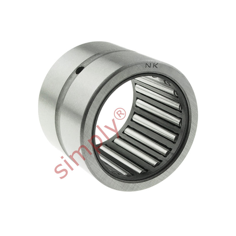 NK17/20 Budget Needle Roller Bearing with Flanges no Shaft Sleeve 17x25x20mm