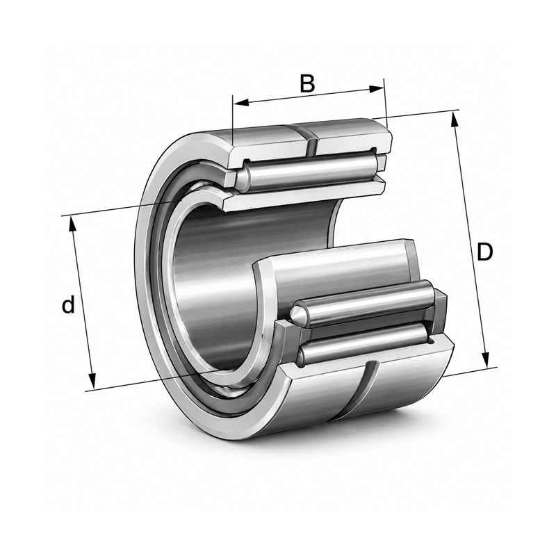 INA NKIS20 Machined Needle Roller Bearing 20x42x20mm - Allow 1-2 Days - Contact Us For Faster Delivery