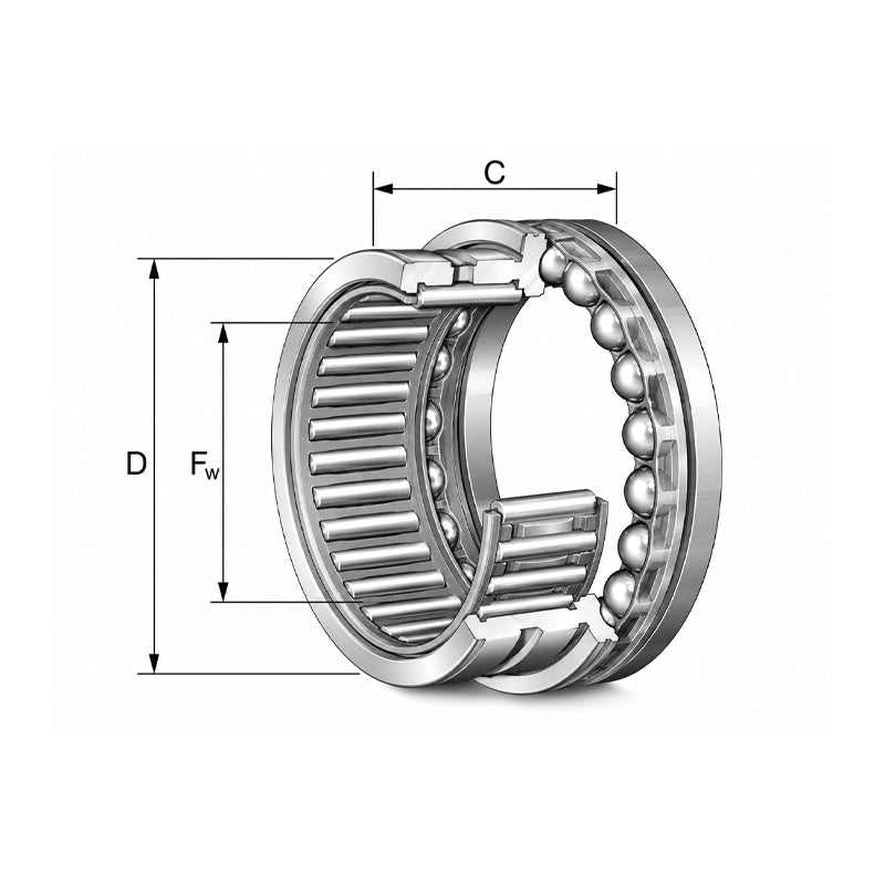 INA NKX35-Z-XL Needle Roller/Axial Ball Bearing 35x47x30mm - Allow 1-2 Days - Contact Us For Faster Delivery