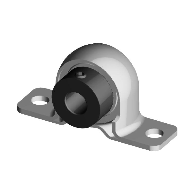 NTN AELPP206W3 Metric Pressed Steel Two Bolt Plummer Block Housing with 30mm Eccentric Collar Insert - Allow 2-3 Days