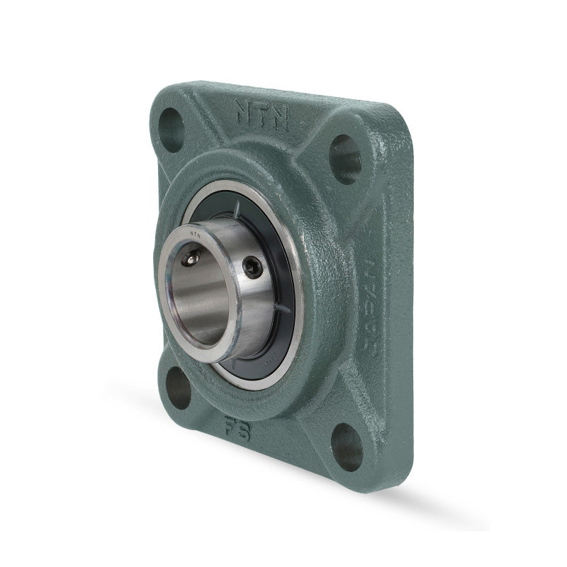 NTN UCFS308-109D1 Imperial Four Bolt Square Cast Iron Flange Housing with 1-9/16 inch Bore Insert - Allow 2-3 Days
