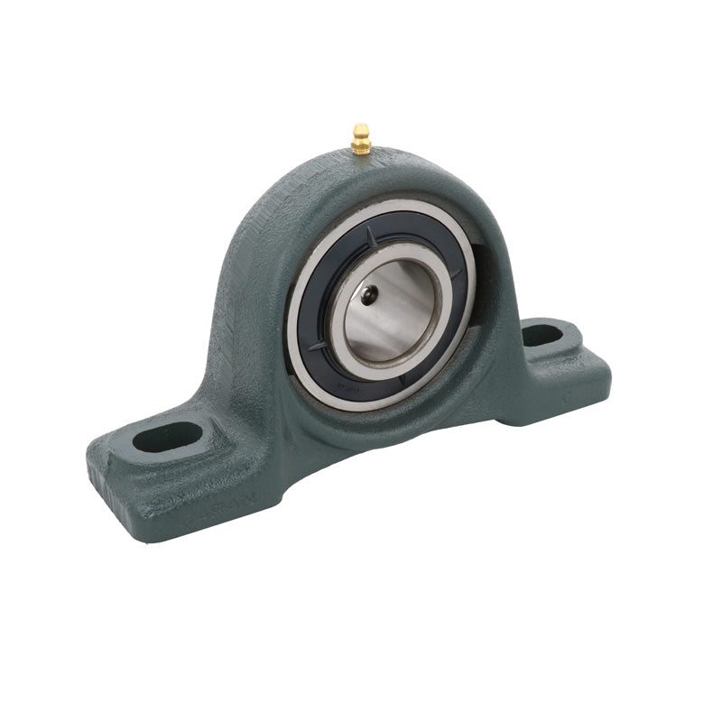 NTN UCP211-203D1 Imperial Cast Iron Two Bolt Pillow / Plummer Block Housing with 2-3/16 inch Bore Insert - Allow 2-3 Days