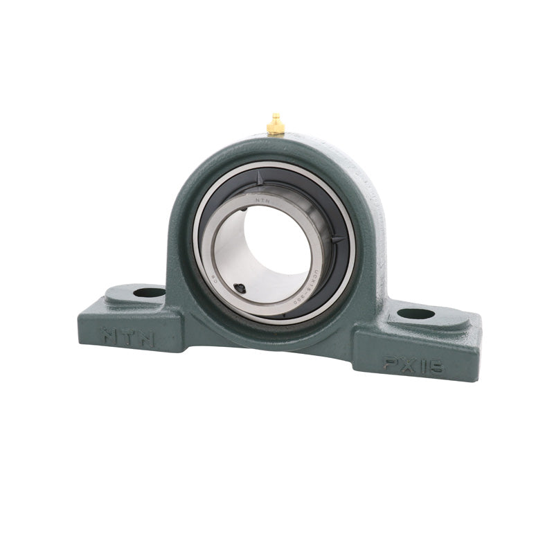 NTN UCPX15-213D1 Imperial Cast Iron Two Bolt Pillow / Plummer Block Housing with 2-13/16 inch Bore Insert - Allow 2-3 Days