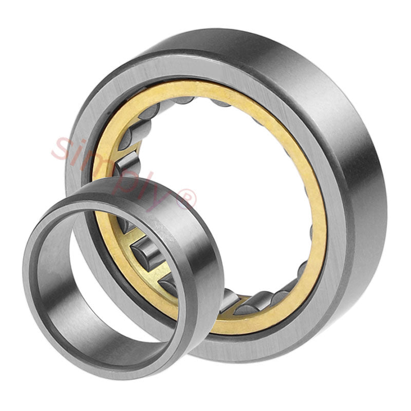 SKF NU2310ECMLC3 Single Row Cylindrical Roller Bearing with Brass Cage 50x110x40mm