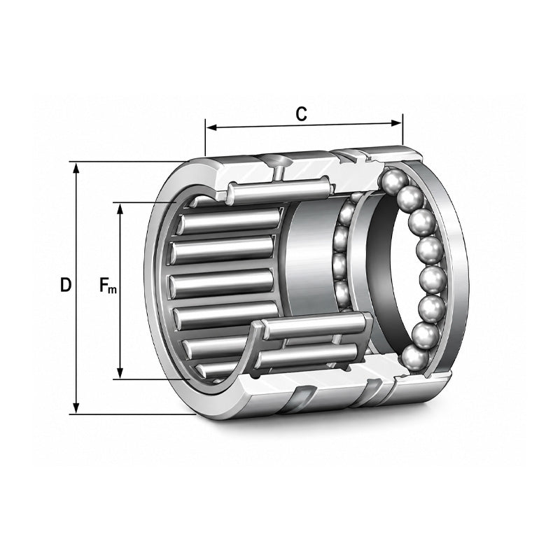 INA NX35-Z-XL Needle Roller/Axial Ball Bearing 35x47x30mm - Allow 1-2 Days - Contact Us For Faster Delivery