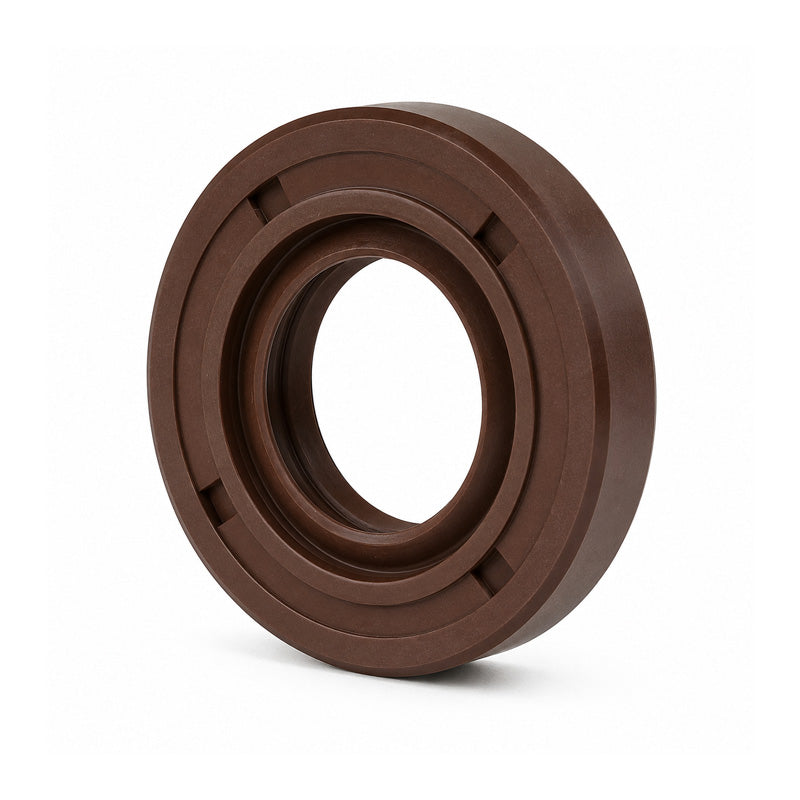 55x75x8mm TC / R23 Double Lip FKM Rubber Metric Rotary Shaft Oil Seal with Garter Spring