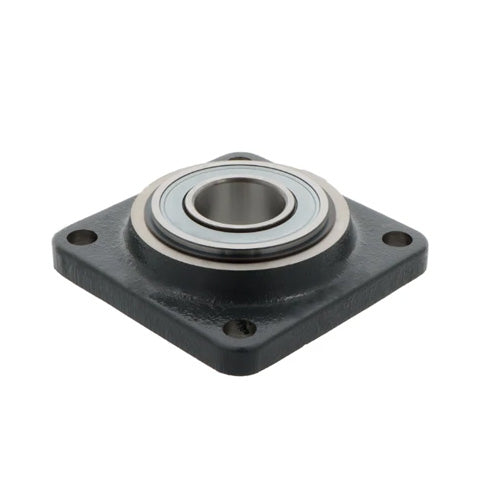 INA PCCJ30 Four Bolt Cast Iron Square Housing with Double Row Angular Contact Ball Bearing 30mm Bore