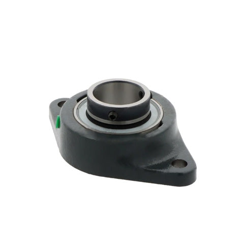 INA PCJTY25XLN Two Bolt Cast Iron Oval Housing with Grub Screw Insert 25mm Bore