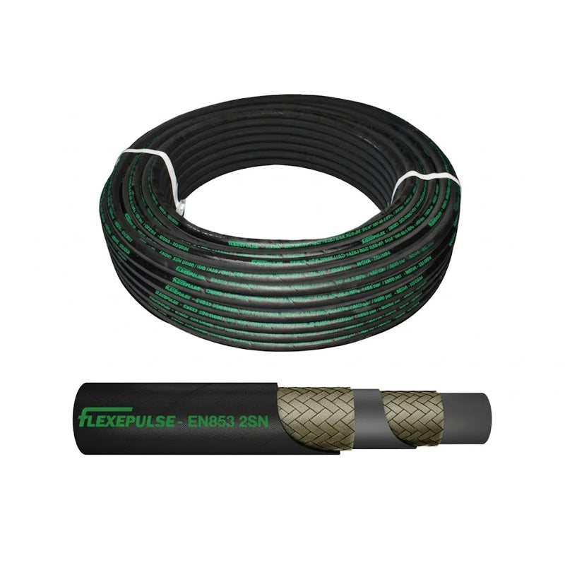 FLEXEPULSE 1/4 inch 2SN Hydraulic Hose - Per Metre - Allow 2-3 Days
