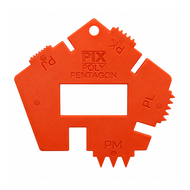 PIX Pentagon Poly-V Belt Wear Gauge Tool