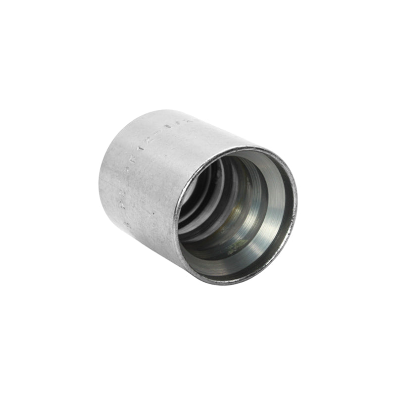 FLEXEQUIP/VOSS PF12 R2A/4SP Zinc Nickel Plated Ferrule Fitting with Skive for Hoses 1-1/4 inch SAE - Allow 2-3 Days