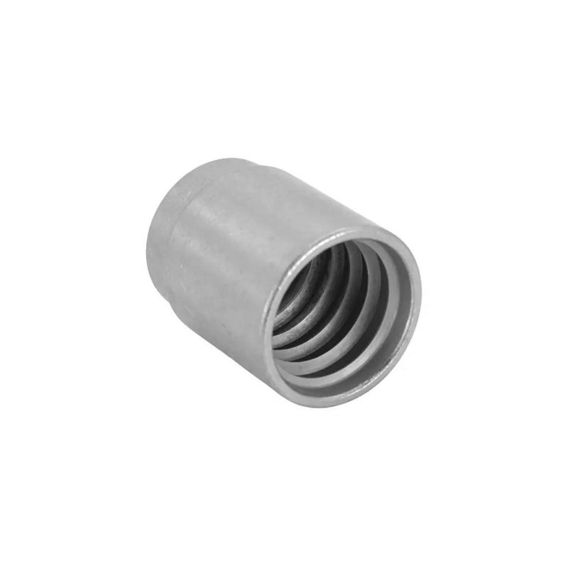 FLEXEQUIP/VOSS PF15 1SC/2SN Zinc Nickel Plated Swage Ferrule Fitting No Skive for Compact Hoses 1/2 inch SAE - Allow 2-3 Days