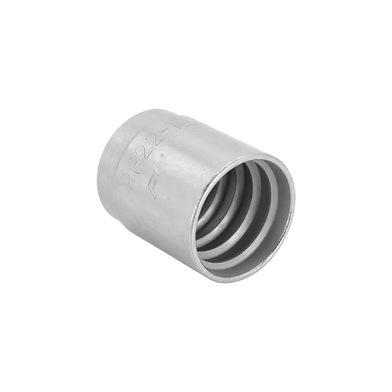 FLEXEQUIP/VOSS PF22 R1AT/R2AT Ferrule Fitting No Skive for Hoses 3/4 inch SAE - Allow 2-3 Days