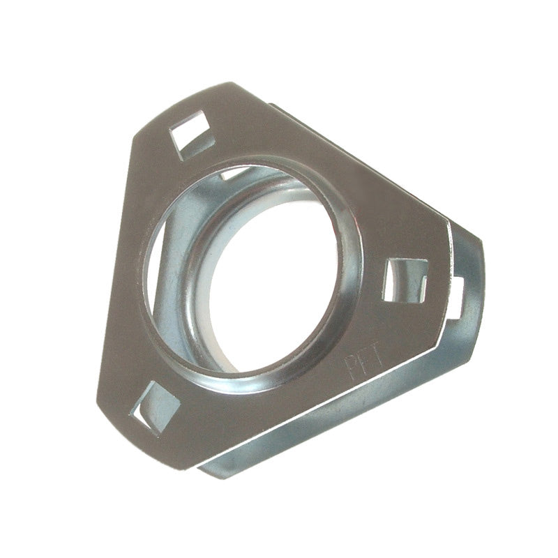 PFT207 1 Set of Pressed Steel 3 Bolt Triangle Flange Housing for 207 Inserts