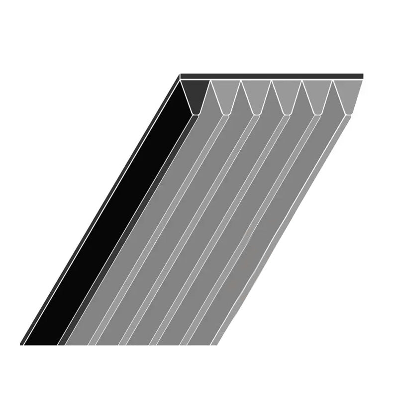Major Brand 1200PK/472K Poly V Multiple Ribbed Belt 1200mm/47.2 inch Length with 10 Ribs