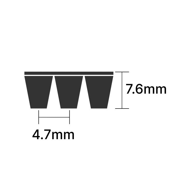 2096PL/825L Pix Poly V Multiple Ribbed Belt 2096mm/82.5 inch Length with 9 Ribs Allow 2-3 Days
