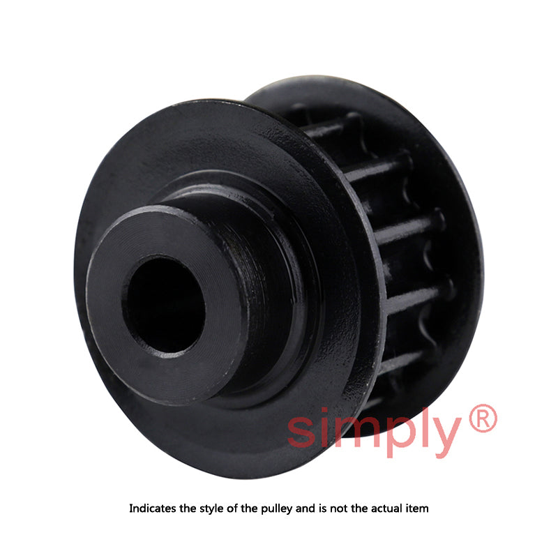 Drive-Flex PC14M-40S-125 - 14mm Pitch 40 Tooth Polychain and Synchrochain Steel Pilot Bore Timing Belt Pulley for 125mm Wide Belts
