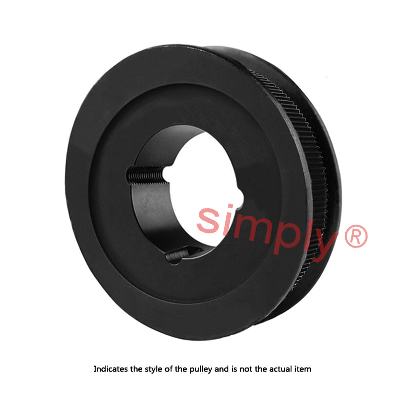 Drive-Flex PC14M-36S-37 - 14mm Pitch 36 Tooth Polychain and Synchrochain Steel Taper Bore Timing Belt Pulley for 37mm Wide Belts
