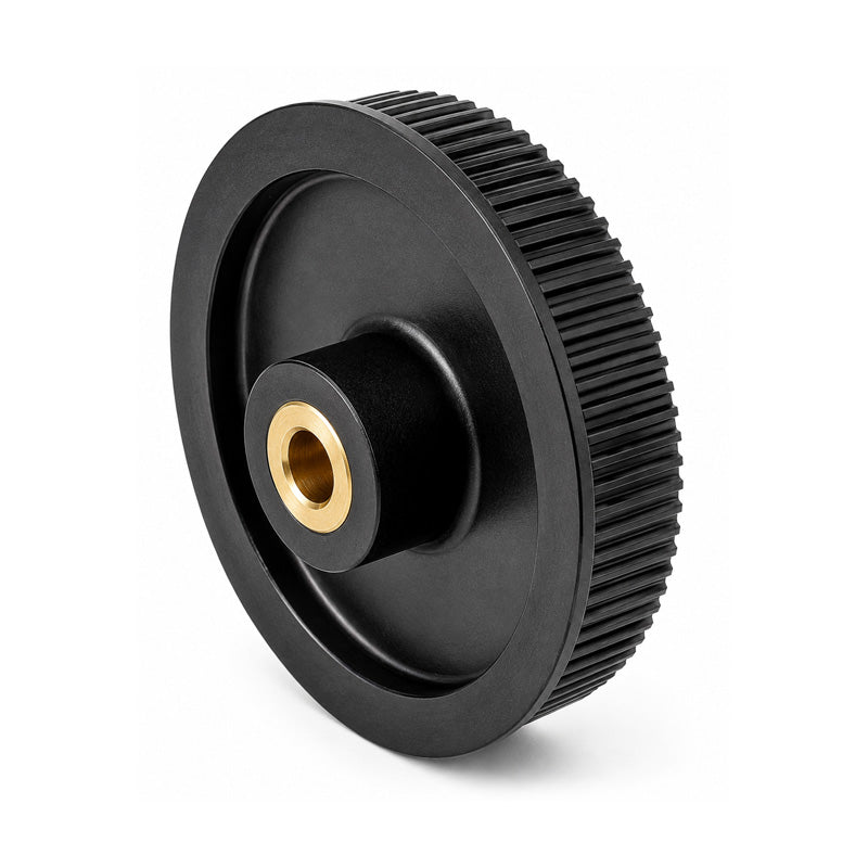 PP72-MXL-025I - 0.08 inch Pitch 72 Tooth Pilot Bore Polycarbonate (Glass Filled) Timing Pulley with Brass Insert