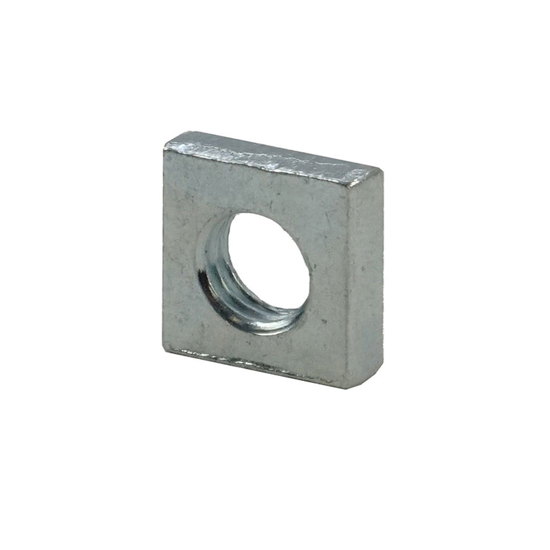 Unifix M6x10 - Grade 8 Steel Square Pressed Nut DIN 562 with 1mm Pitch and Bright Zinc Plated Finish - Allow 2-3 Days