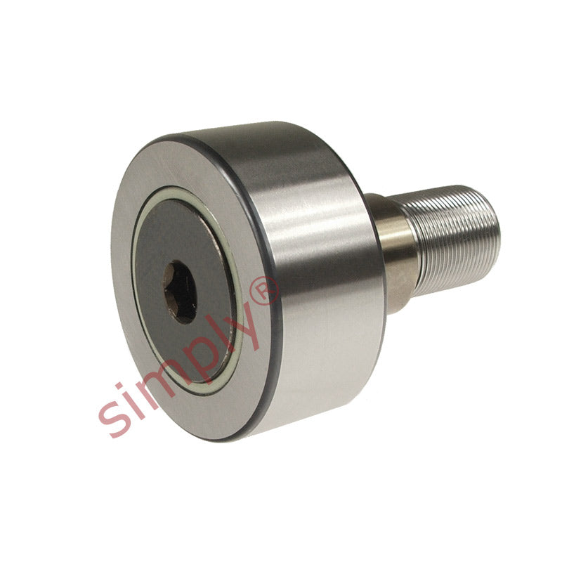 Budget PWKRE402RS Crowned Cam Follower with Eccentric Stud 40x20x22 M18x1.5 Thread