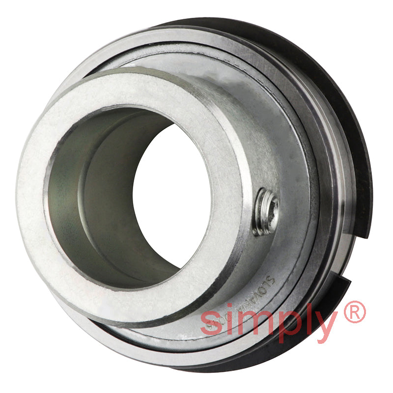 INA RAE35XLNPPNR Metric Parallel Outer Bearing Insert with P Seals and Slots in Outer Ring 35x72x39mm